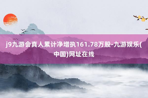 j9九游会真人累计净增执161.78万股-九游娱乐(中国)网址在线