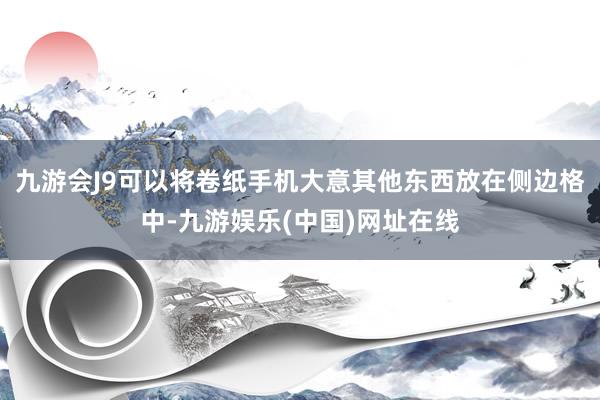 九游会J9可以将卷纸手机大意其他东西放在侧边格中-九游娱乐(中国)网址在线